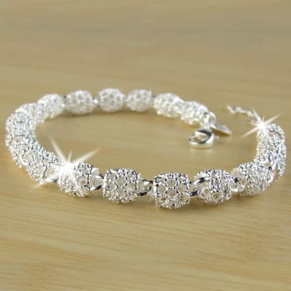 Jewelry - LAST ONE! Silver Hollow Lantern Beads Bracelet Jewelry - LAST ONE! Silver Hollow Lantern Beads Bracelet